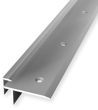 Winkelprofil 18 x 40 x 2500 mm Treppenprofil Treppenkante Treppenkantenprofil Aluminium eloxiert Geriffelt Doppelt Versetzt Versenkt Gebohrt Silber