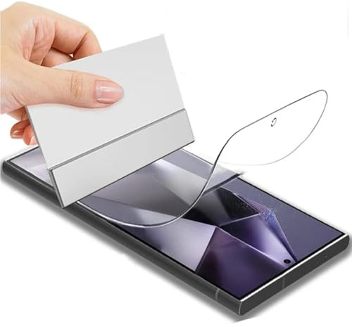 Displayschutzfolie aus Hydrogel für Samsung Galaxy S24 Ultra 5G (6.8) | 3 Stück Selbstheilende TPU-Folie,[Anti-Bläschen][Hohe Empfindlichkeit][Anti Kratzer Schutz Displayfolie]