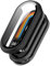 FDHYFGDY Funda para Xiaomi Smart Band 9, Funda Protectora de PC Integral con Protector de Pantalla, película Protectora Compatible con Xiaomi Mi Band 9 - Negro