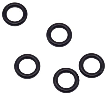 SKIR'CO (100 Stück) Gummi O-Ringe 7 x 2 mm, Universal Dichtungsringe, O-Ringe aus Nitrilkautschuk, Gummischeiben, Sanitärdichtung Ringe