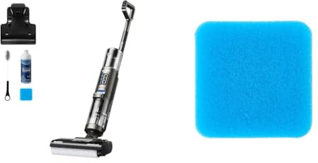 Eureka Rapidwash NEW430 Kabelloser Nass Trockensauger Set | Staubsauger mit Wischfunktion | Selbstreinigungs- und Trockenfunktion + hochwertigen Baumwollfilter