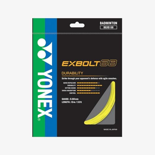 YONEX Exbolt 68 Badmintonsaite (Gelb)