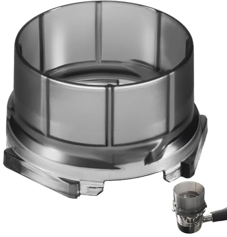 Bague de dosage pour café - Entonnoir de dosage pour expresso - Accessoire compatible avec Ninja Luxe Café ES601 - Noir