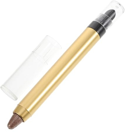 FRCOLOR Stylo Fard à Paupières Crème Marron Haute Pigmentation Double Embout, Portable, pour Maquillage des Yeux et Surligneur pour Femmes