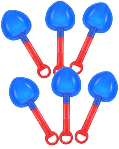 Gogogmee Pelles à Sable pour Garçon Et Filles Jouets De Plage Sable Petit Format Léger Plastique PP Matériau Plage Jardin Lot De 5 Pièces