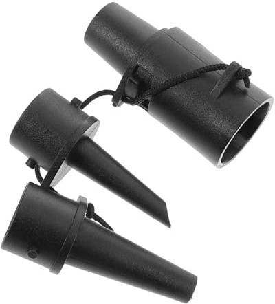 GANAZONO Air Bed Pump Nozzles Replacement Nozzles Air Pump Attachments Nylon Effortless Inflation Black Versatile Usage for Inflatable Items and Swimming Rings