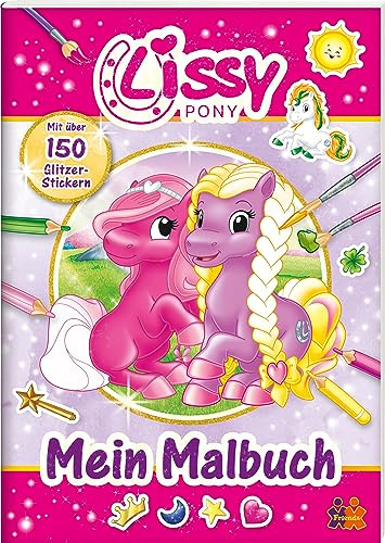 Lissy PONY. Mein Malbuch: Mit Glitzerstickern
