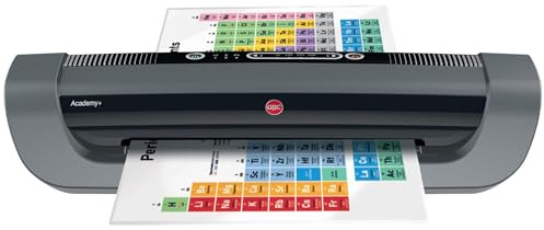 GBC Academy+ A3 Laminator - High Speed Heavy Duty Laminator, Designed for Classroom and School use, Protective Pouch Carrier Included, 75-250 Micron, Black, 4410010