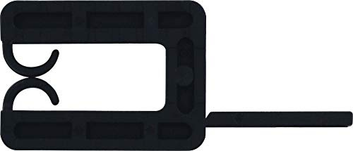 EUROKLICK Distanzplattensystem Unterlegplättchen (6 mm, 40 Stück, schwarz)