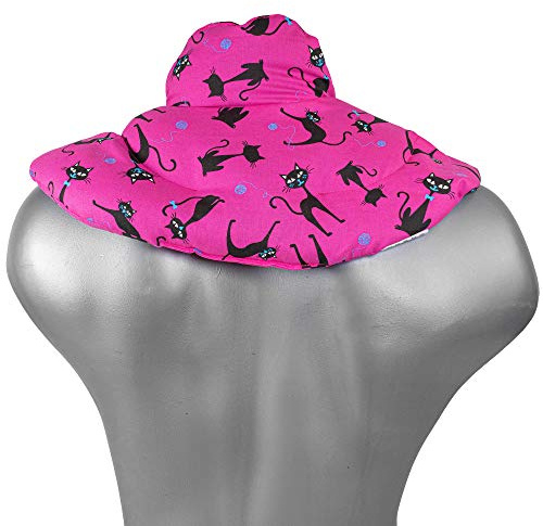 Neck Pillow cat Pink | Cherry Stone Pillow | Warming Neck Cushion, Neck Warmer