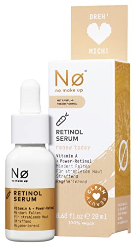 Nø renew tøday Retinol Serum mit Phyto-Squalan und Retinol – hautstraffendes Gesichtsserum für ein glatteres Hautbild und ein geschmeidiges Hautgefühl | 20 ml