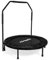 VirtuFit Faltbares Fitness-Trampolin mit Griff - Schwarz - 100 cm