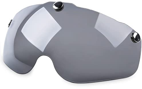 Shinmax Magnetisches abnehmbares Visier NR096 Ersatz für Fahrradhelm - nur für Shinmax Fahrradhelm NR096