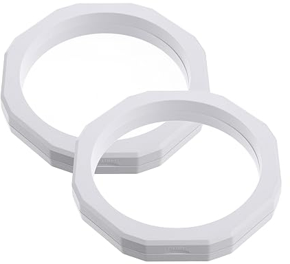 COLLBATH 2stücke Weiße Schmuckschatulle Schwebeeffekt Displaybox Für Schmuck Medaillen Münzen Briefmarken Leicht Zu Reinigen Push-to-open-design Geeignet Für Sammlerstücke Und Professionell