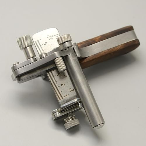 KHZKHC Biselador Cortador De Cuero Manual, Cortador De Cinturón De 10-60mm, Cortador De Tiras De Cuero Manual Ajustable, para Trabajo De Cuero DIY