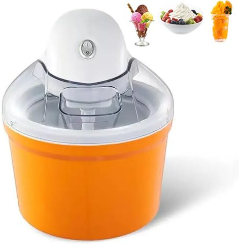 Machine À Crème Glacée, Yaourtière Et Sorbetière, Mélangeur De Machine À Crème Glacée Maison, Peut Faire De La Crème Glacée En 15 À 30 Minutes, Mini Appareil De Cuisine Pour Cantaloup Vert, Pitaya, Pa