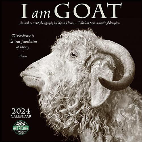 I am Goat 2024 Calendar: Animal Portrait Photography by Kevin Horan: Wisdom from Nature's Philosophers