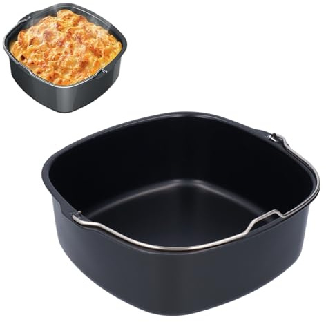 Fybida Fryer Accessories Cake Barrel, Cake Mold Iron Fryer Cake Pan Cake Barrel Fryer Accessories for HD9925 HD9860 HD9905 01(22cm)