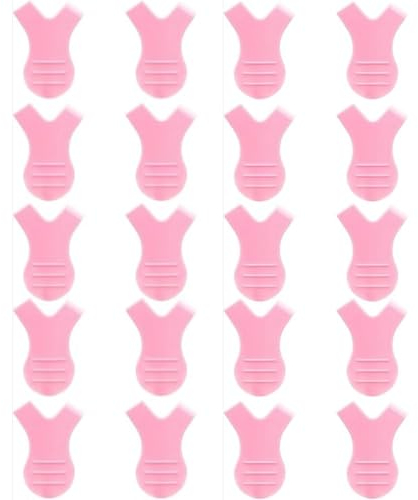 Brosse à Cils en Forme Y,20 PCS Peigne à Cils de Greffage Outil pour Extension de Cils Yeux Y Type Beauté Outil Auxiliaire pour Nettoyage d Extension de Cils