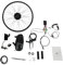 Begoniape 28/29 Zoll E-Bike Umbausatz Elektrofahrrad Hinterrad Conversion Kit mit LCD-Display 700CC Bicycle Aluminium Hub Umbausatz Electric Motor 36V 250W