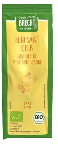 Gewürzmühle Brecht Senfsaat gelb, ganz, Nachfüll, 90g (1)