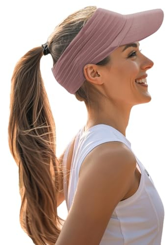 YAMEE Visor Cap Damen Elastisch Sonnenschutz Atmungsaktive,Sonnenhüte für Männer Frauen im Frühling Sommer Schnelltrocknend,Sonnenblende Herren Leicht Weich,Strand Sonnenvisor Damen UV-Schutz,Outdoor