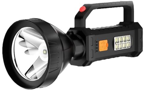 Torche Solaire Rechargeable Longue durée d'autonomie, portable et