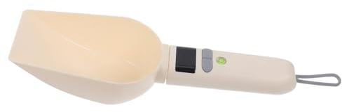 Veemoon Cuillère Doseuse Électronique avec Balance Numérique Écran LCD pour Aliments Chats et Chiens Cuillère Mesure Précise Cuisine et Alimentation Animale Outil Polyvalent pour