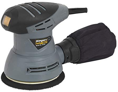 Sealey S0125 Dual Action Palm Sander, 125mm Diameter, 240W/230V , Black