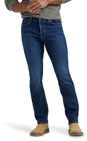 Lee Performance Series Extreme Motion - Jeans de Ajuste Regular para Hombre, Night Owl, 36W / 34L