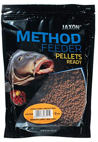 Jaxon METHOD FEEDER Pellets basfoder fiskefoder lockfoder 500 g (gräsmatta Turbo/FM-PR08)