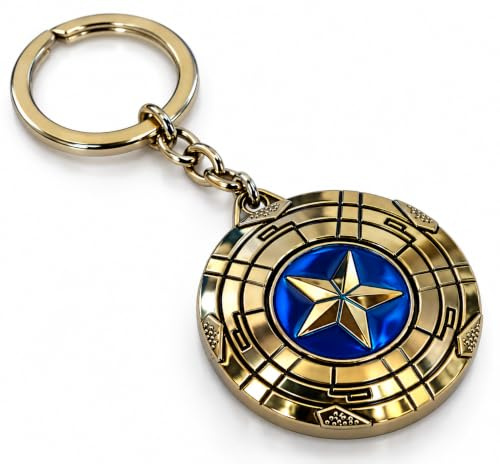 LizTech Schlüsselanhänger Captain America Shield Spinner