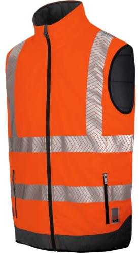 WÜRTH MODYF Gilet reversibile alta visibilità Fluo arancione fluo uomo - Taglia M