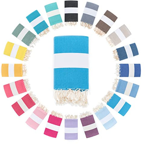 Darido Diamond Asciugamano hammam fatto a mano - Asciugamano da sauna, bagno e spiaggia XXL 100 x 200 cm - 100% cotone - Leggero, morbido e assorbente - Multiuso e pratico