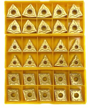 Ruimou 30 cuchillas de metal intercambiables de carburo CNMG 431 + WNMG 431 + TNMG 331 para soporte de herramientas de torneado de torno