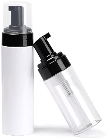 Soap dispensers New 100/120/150/200/250 ml Foaming Bottle Liquid Soap Whipped Mousse Points Bottling Shampoo Lotion Shower Gel Foam Pump Bottles soap dispenser pump (Color : 250ml white)