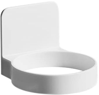 Yueliang Wall Mount Cup Holder,Adhesive Wall Mounted Mug Glass Can Bottle Holders - Bathroom Cup Holders for Bathtub Bath Toothbrush Toothpaste Shampoo, Punch-free Rben