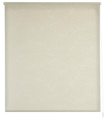 Estoralis | SELENE | Tenda a rullo | Traslucida tinta unita | Avorio | 110 x 255 cm (larghezza/altezza) dimensione del tessuto 107 x 250 cm. | Tende per finestre e porte