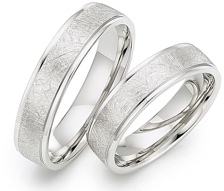 123traumringe Eheringe in 925 Silber I Partnerringe mit Etui & Gravur I Gravierbare Silberringe mit wählbarer Ringgröße 50-74 mm I Hochwertige Verlobungsringe in 5 mm Breite & 1,5 mm Stärke I S79