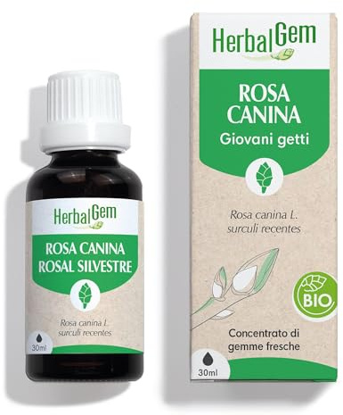 Herbalgem - Rosa Canina - Bio - Supporto per le Difese Naturali e la Crescita del Bambino - 30 ml