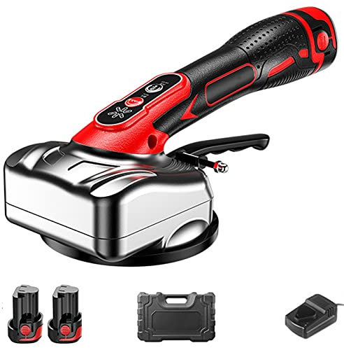 GKJHTED Piastrelle Piastrellista Macchina Martello per Mattoni-Piastrelle Vibrante Strumento Macchina Automatica Elettrica Livellatrice Sollevatore A Vuoto Portatile Leggero Forte Aspira