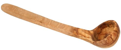 SeleXions Olivenlöffel/Schöpflöffel/Kelle aus Olivenholz, ca 15 cm lang