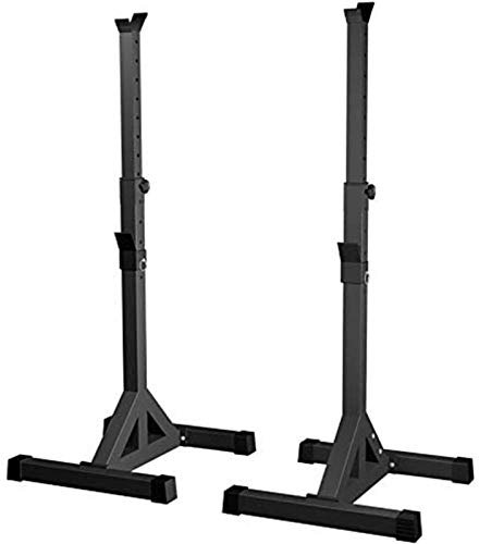 PUFAHAU Klimmzugstangen Kniebeugenständer Bankdrücken Verstellbare Halterung Herrenfitness Langhantelständer Nur Regale Home Indoor Gym Krafttrainingsständer Multifunktionsregal Kniebeugenständer