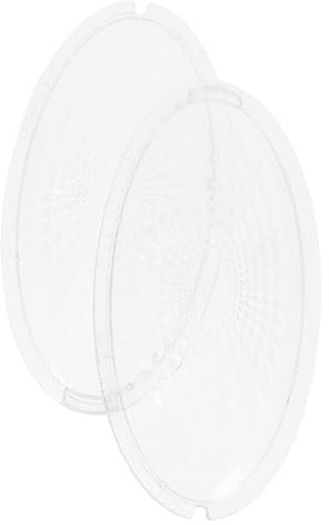 Veemoon Universal Range Hood Light Lens Covers Replacement Lampshades for Kitchen Extractor 1 Pair Indoor Accessories Sturdy Protector for Cooker Hood Lighting