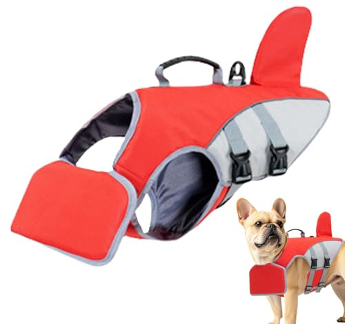 Hund Livväst | Hundväst Med Säkerhetsgrepp,Flytande Dräkt Med Justerbar Rem Till Vattenaktiviteter