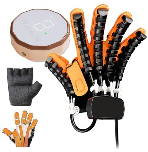 2025 Guantes De Robot De Rehabilitación, Orthosis De Los Dedos, Alivio De La Rigidez De Las Manos, Ayudas Para El Ejercicio De Manos, Guantes De Rehabilitación Del Robot De (Size:l,Color:Left Hand)