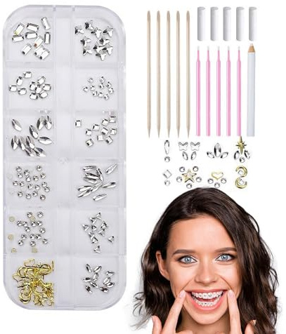 Tooth Gems DIY Décoration temporaire Autocollant Émail Cristaux