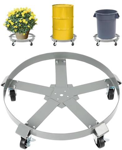Heavy-Du Chariot à batterie avec 5 roues et 2 freins, capacité de charge de 300 kg pour manutention et transport d'entrepôt, chariot industriel Equint et stable