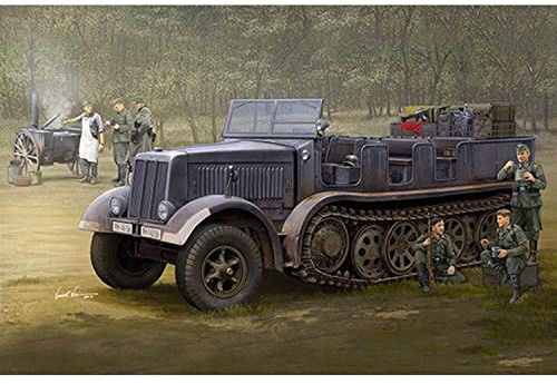 Trumpeter TRU09538 9538 Sd.Kfz.8(DB9) Half-Track Artillery Tractor Plastikmodellbausatz, Farbig