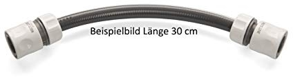 TW-DES Adapterschlauch 50 cm, 1/2 Schnellanschlüsse, GARDENA-kompatibel, flexibel und robust, lebensmittelechter Schlauch, Verbindungsschlauch für TW-DES-Befüllfilter und HEOS-Befülldeckel